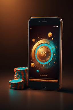 Smartphone mit Riverspin Casino App